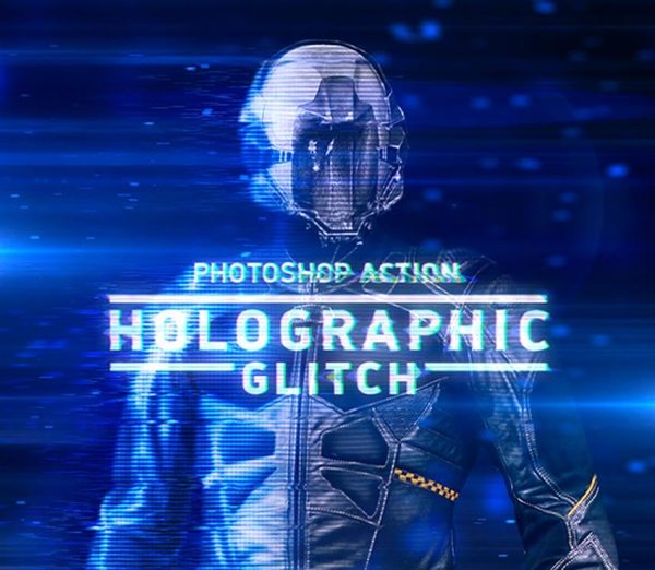 20 Glitch & VHS Photo Effects With Digital Photoshop Art Styles